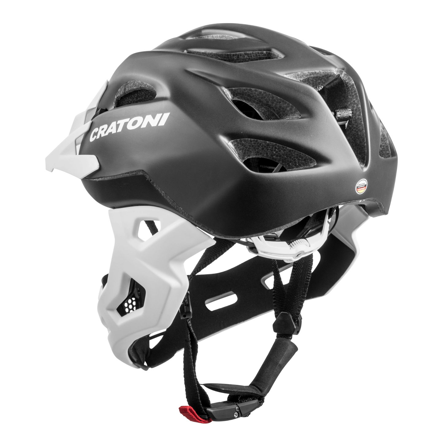 Cratoni Helm C-Maniac - black-white matt