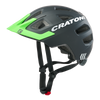 Cratoni Maxster Pro Kinderhelm black-neongreen matt
