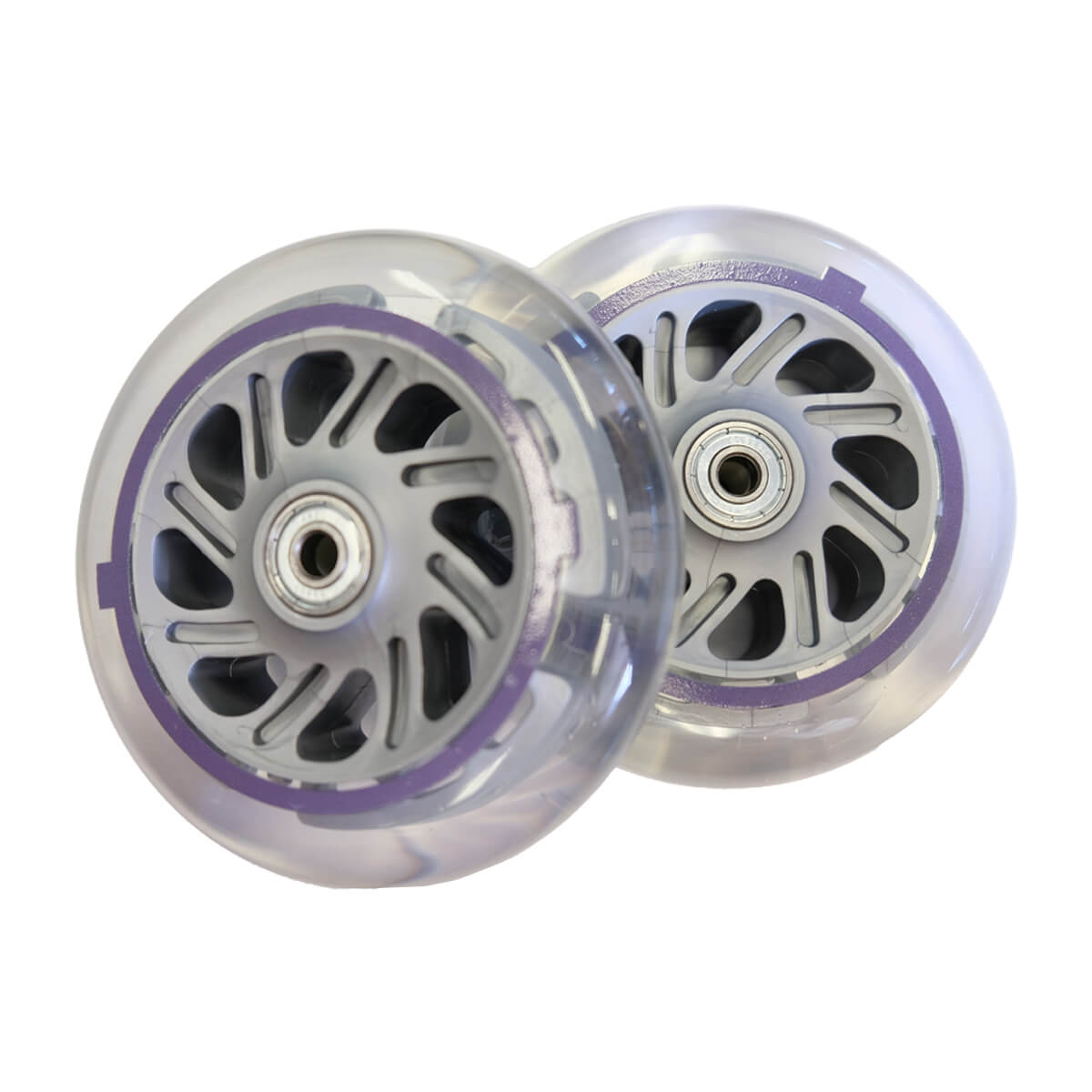 Globber universal Vorderradrollen Set (2 Stück) lila