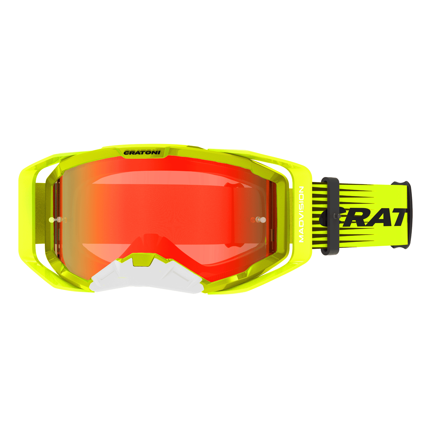 Cratoni Madvision COLOR+ Sport MTB & Downhill Goggle neonyellow matt