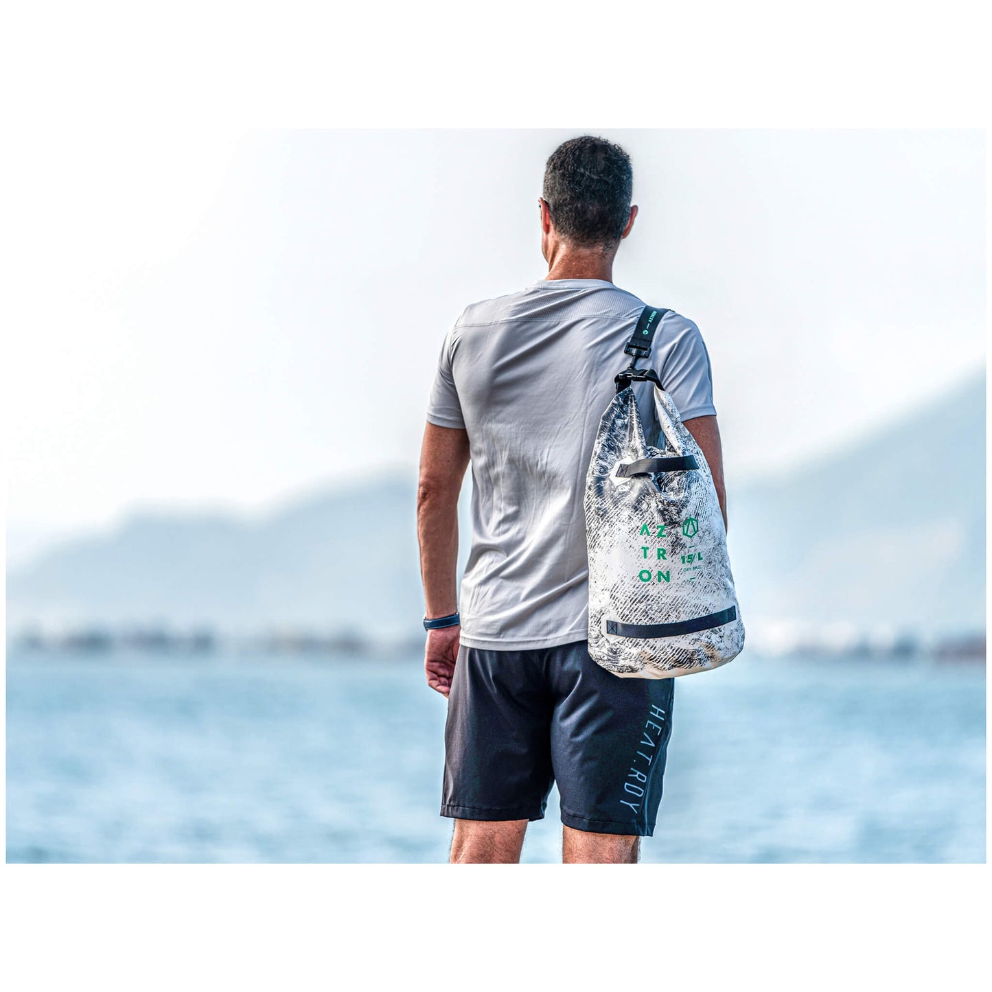 Aztron Dry Bag 15l wasserdichte Tasche weiß