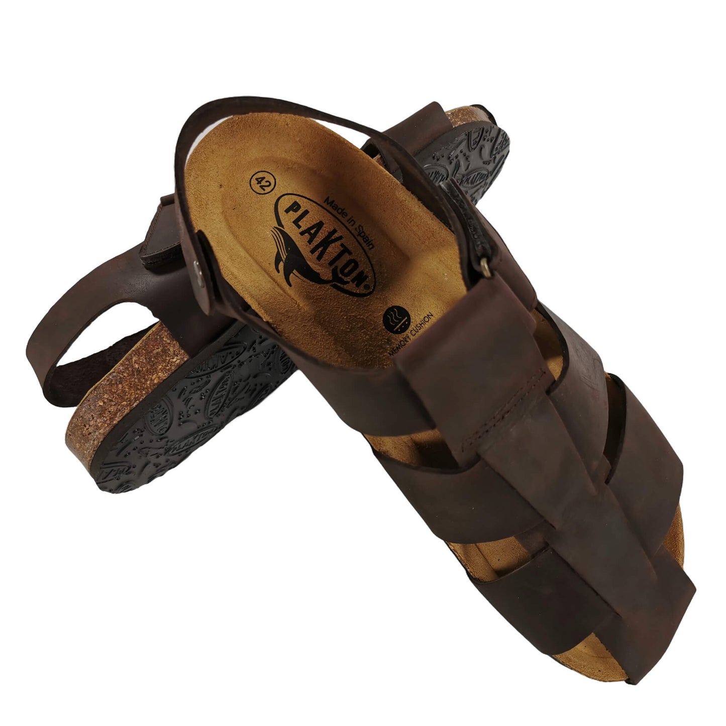 Plakton Benny Apure Leder Sandalen braun