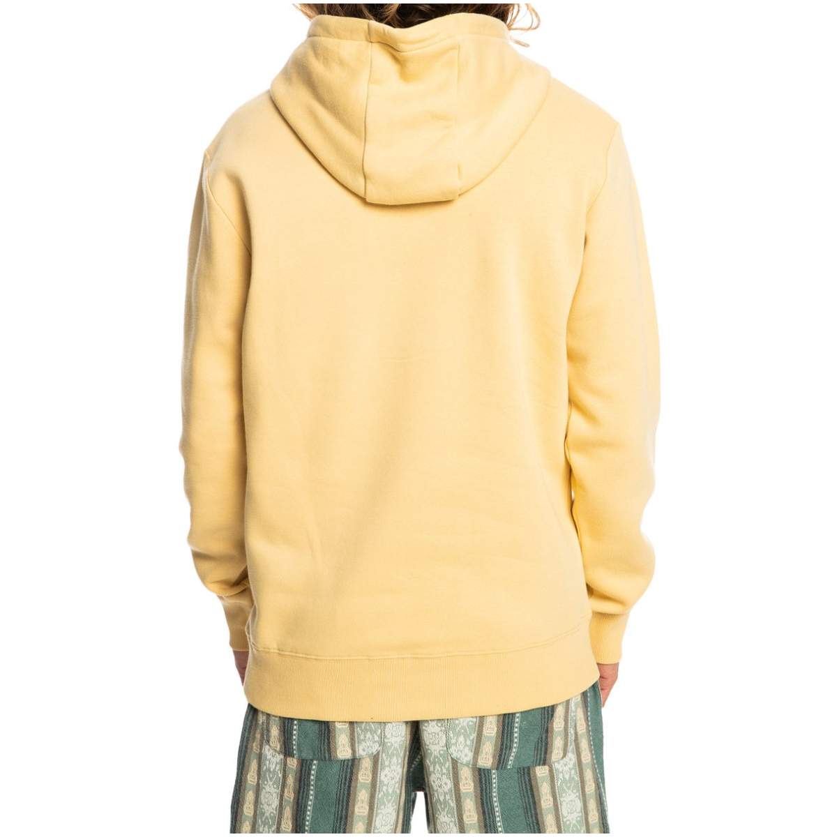 Quiksilver Big Logo Hood Kapuzenpullover hellgelb