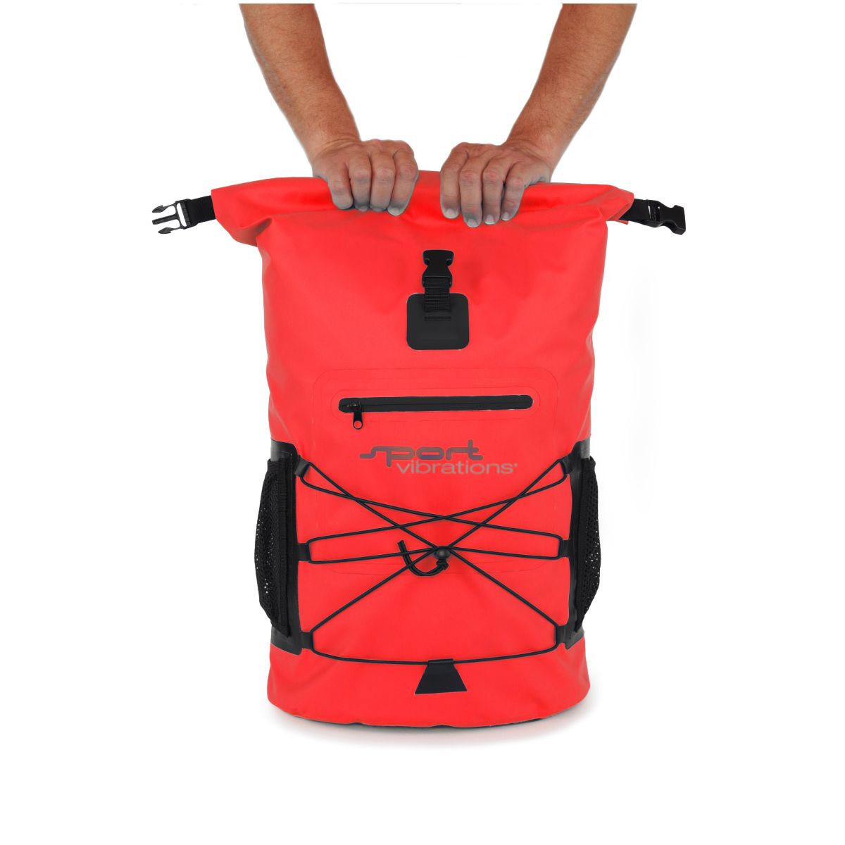 Sport Vibrations Premium Thermo-Dry Bag Rucksack 30l wasserdicht rot