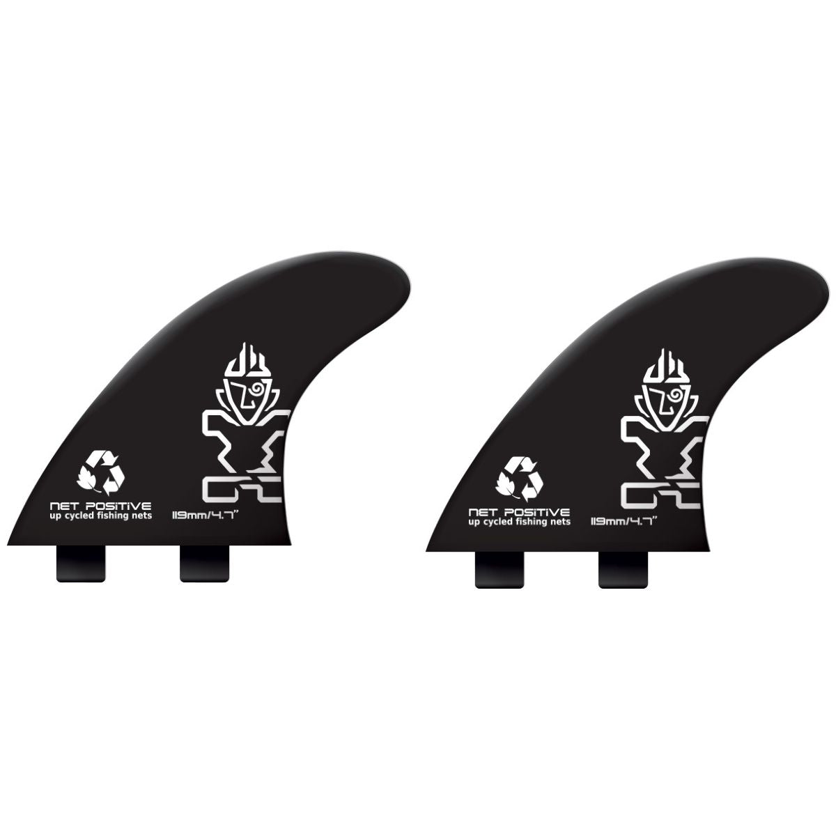 Starboard Sup M4.7 Net Positiv US Box Seitenfinnen Paar