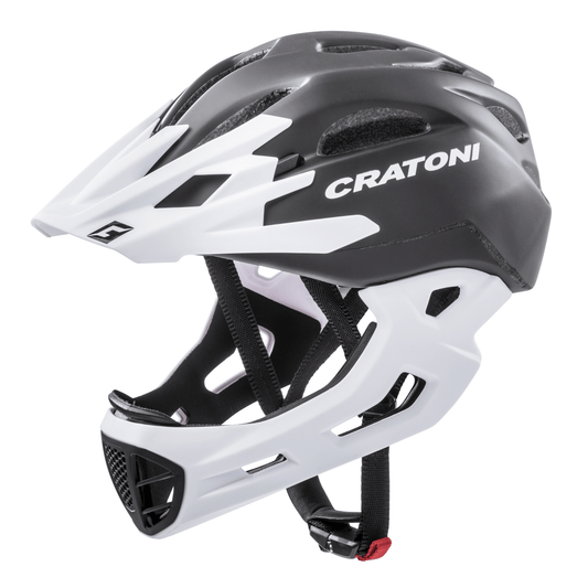 Cratoni Helm C-Maniac - black-white matt