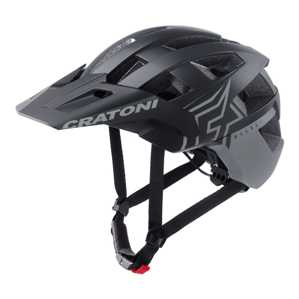 Cratoni AllSet Pro Fahrradhelm - black-grey matt