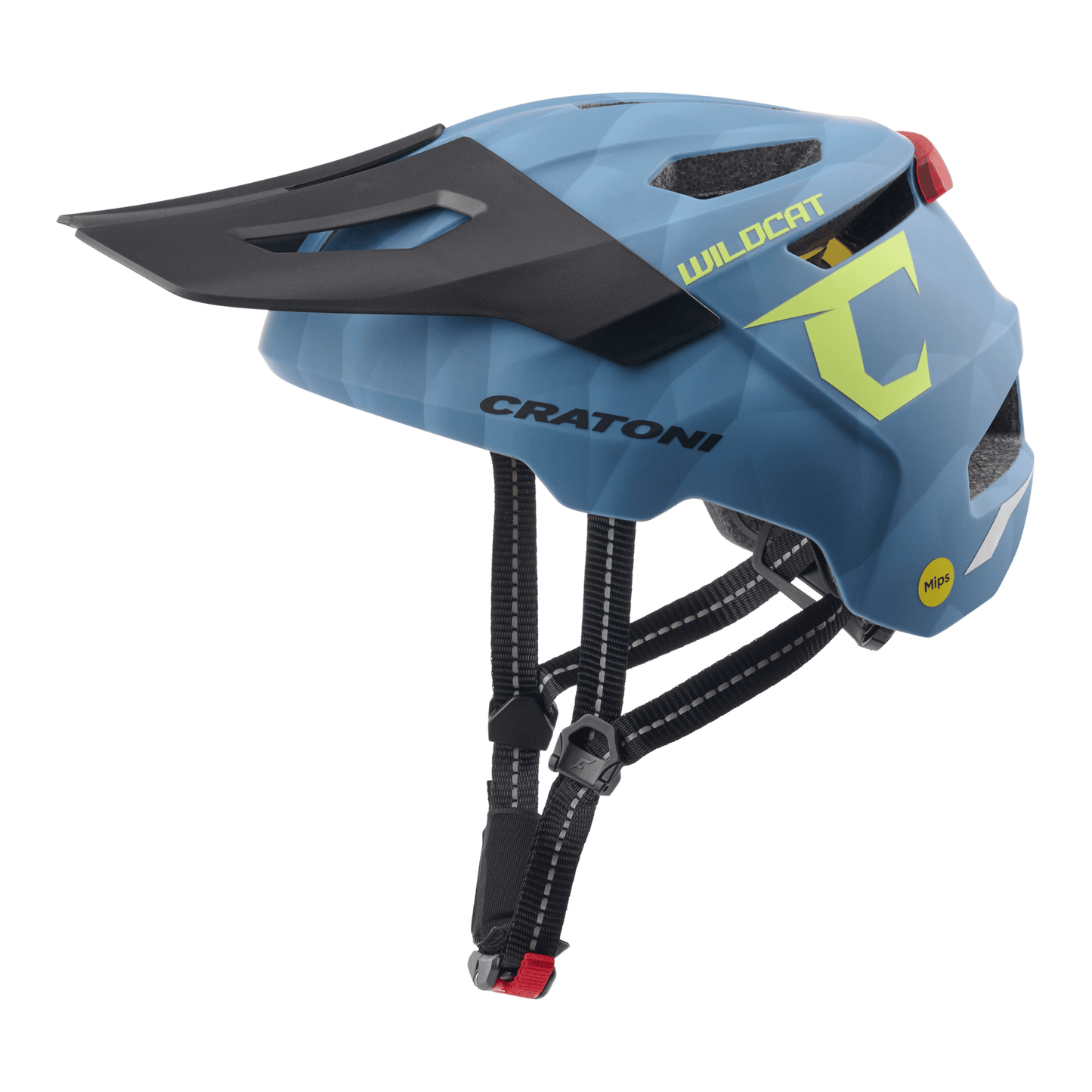 Cratoni WildCat MIPS Kinder Fahrradhelm - steelblue matt