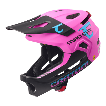 Cratoni MadCat MIPS Fahrradhelm - pink-black matt