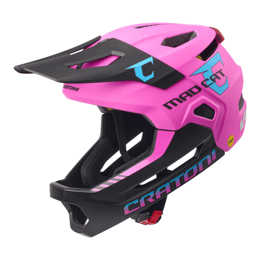 Cratoni MadCat MIPS Fahrradhelm - pink-black matt