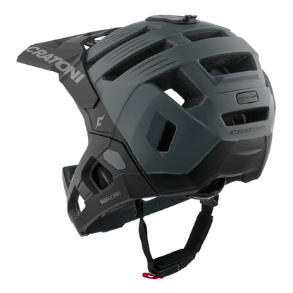 Cratoni Madroc Pro Fullface Fahrradhelm mit Bluetooth & Intercom - black