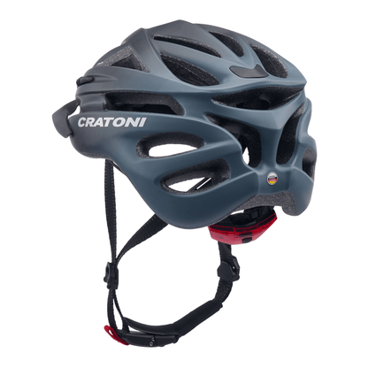 Cratoni Pacer Jr Kinder Fahrradhelm - black-grey matt