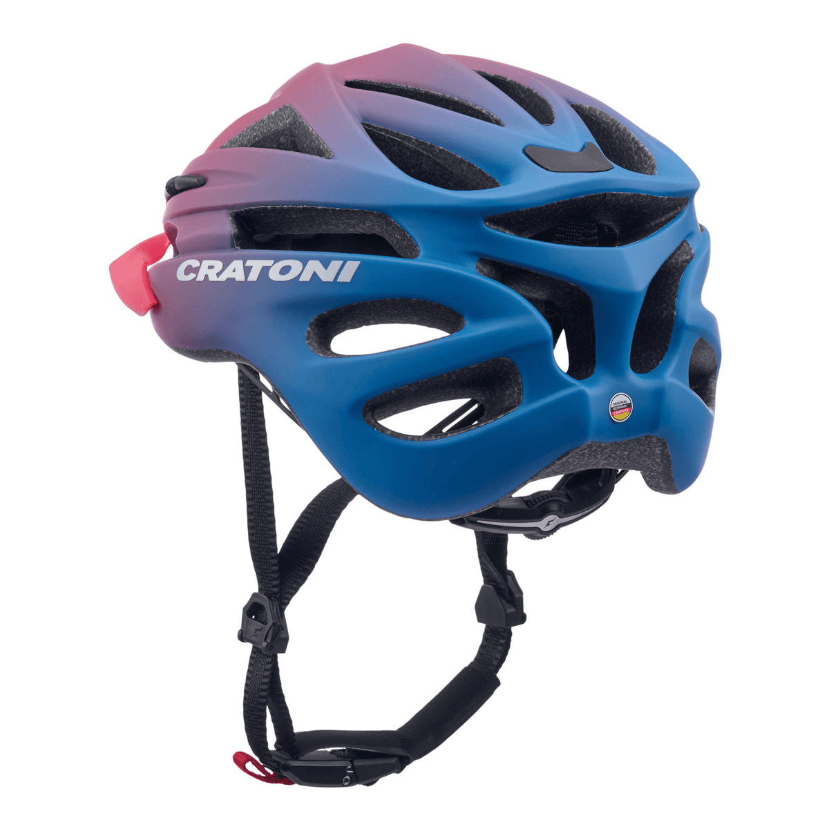 Cratoni Pacer Jr Kinder Fahrradhelm - red-blue matt