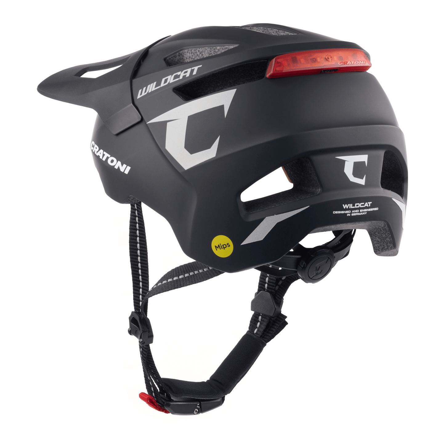 Cratoni WildCat MIPS Kinder Fahrradhelm - black matt