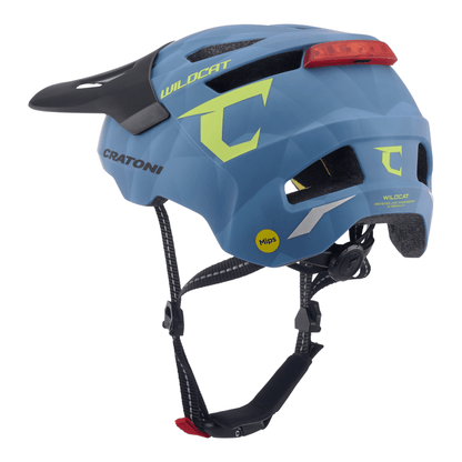 Cratoni WildCat MIPS Kinder Fahrradhelm - steelblue matt