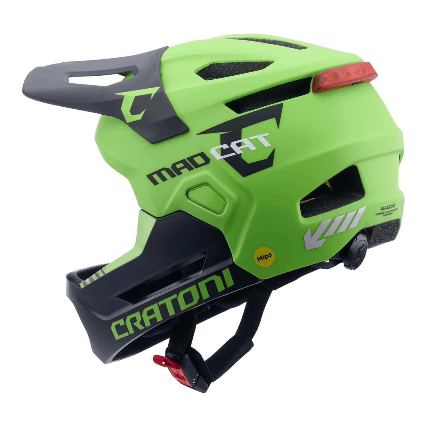 Cratoni MadCat MIPS Fahrradhelm - lime-black matt