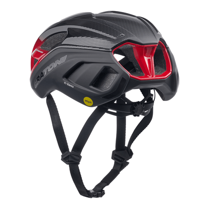 Cratoni C-Zero MIPS Fahrradhelm - black-red glossy-matt