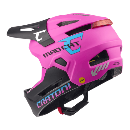 Cratoni MadCat MIPS Fahrradhelm - pink-black matt