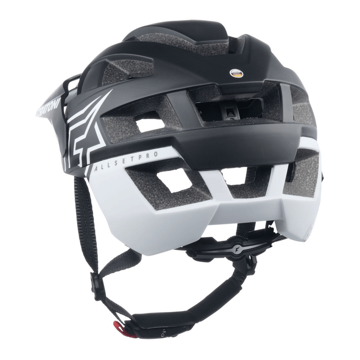 Cratoni AllSet Pro Fahrradhelm - black-white matt
