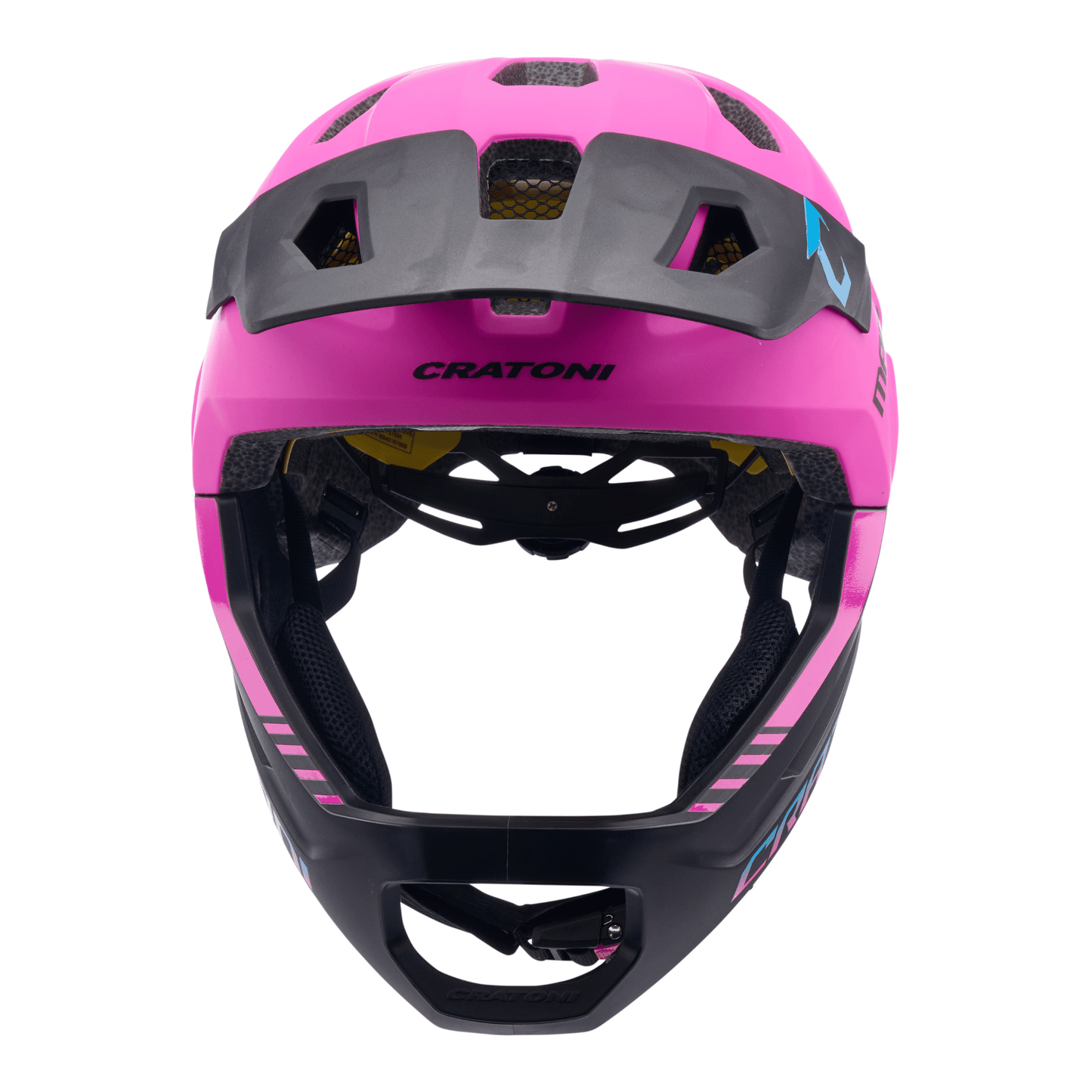 Cratoni MadCat MIPS Fahrradhelm - pink-black matt