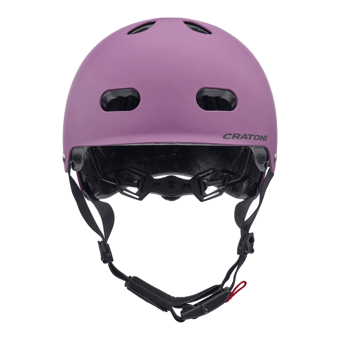 Cratoni C-Mate Jr Kinder Fahrradhelm - purple-black metallic matt