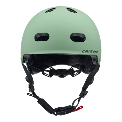 Cratoni C-Mate Jr Kinder Fahrradhelm - sage-black matt