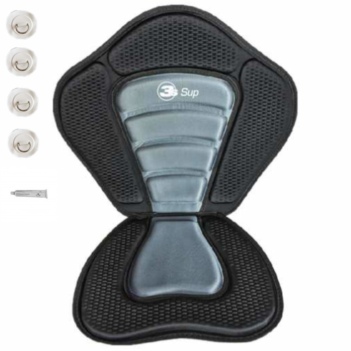 3s-sup Premium Kajaksitz Bundle inkl Patches und Kleber