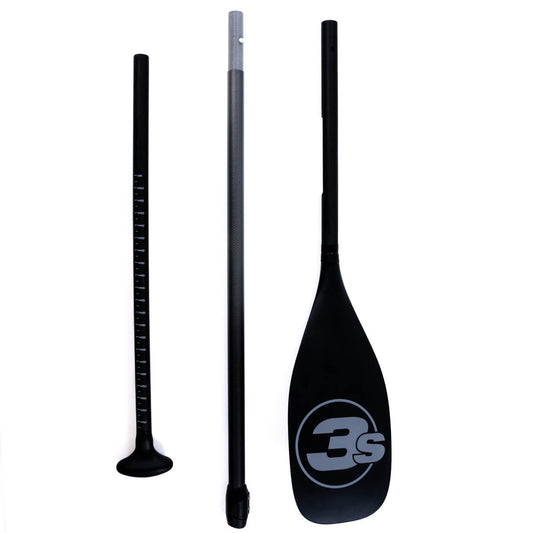 3s-sup SUP Paddel Full  Carbon Telescope Paddel 3-teilig