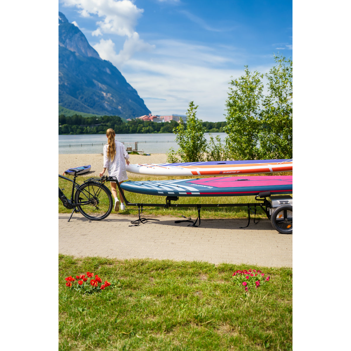 3s-move Multifunktions Fahrrad Anhänger für SUP Kajak und Freizeit