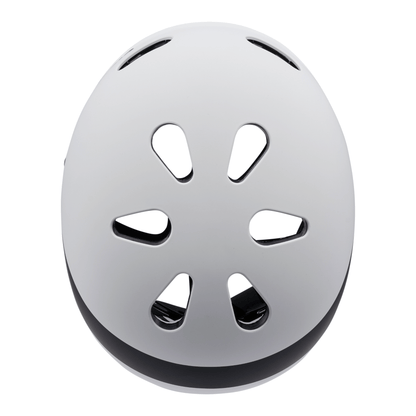Cratoni C-Mate Jr Kinder Fahrradhelm - white-black matt
