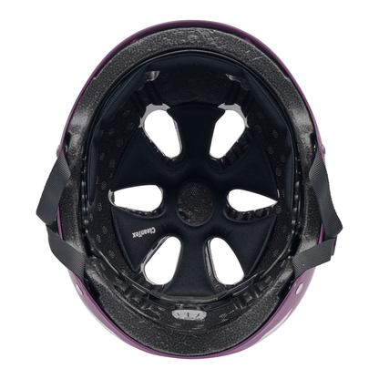 Cratoni C-Mate Jr Kinder Fahrradhelm - purple-black metallic matt