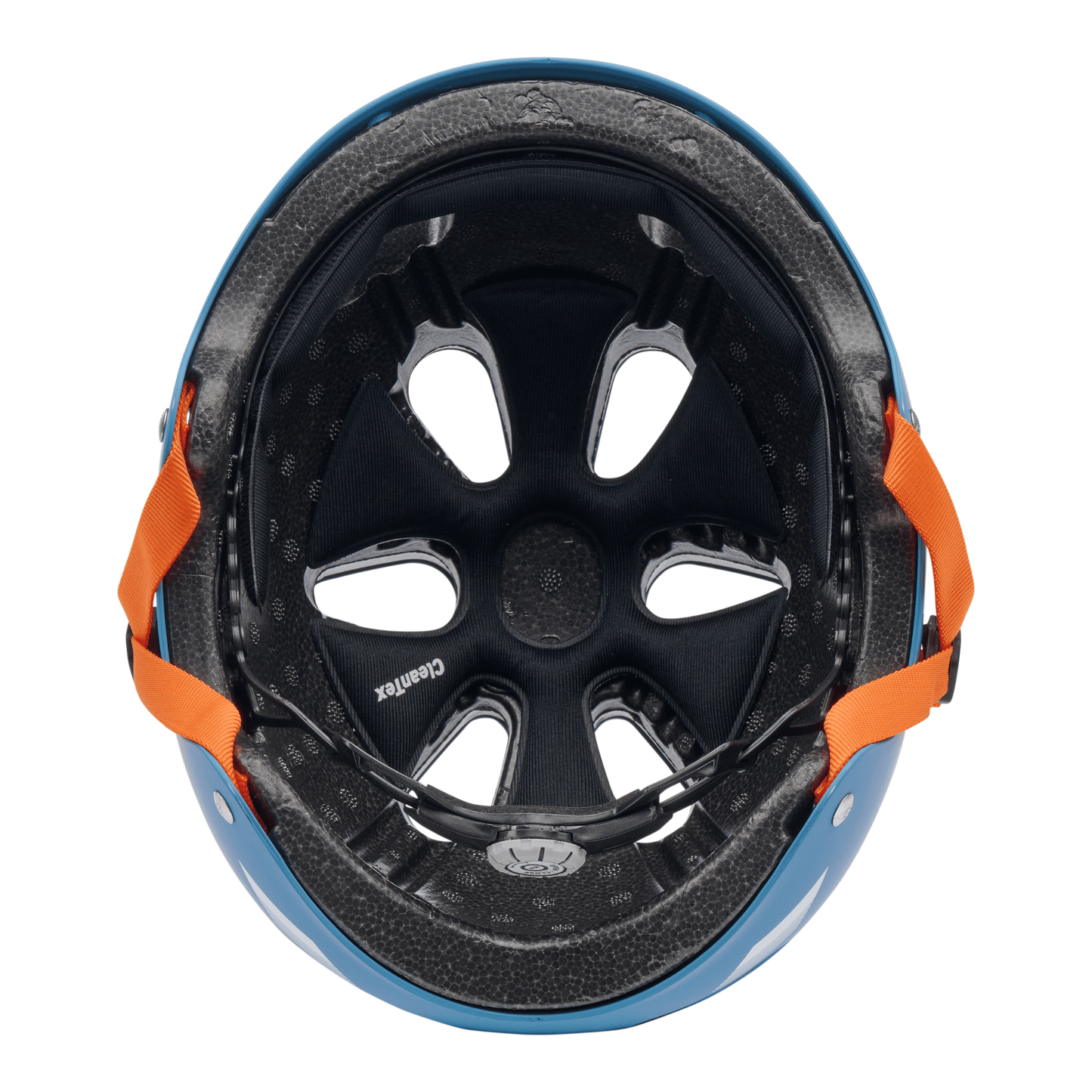 Cratoni C-Mate Jr Kinder Fahrradhelm - petrol-orange metallic matt