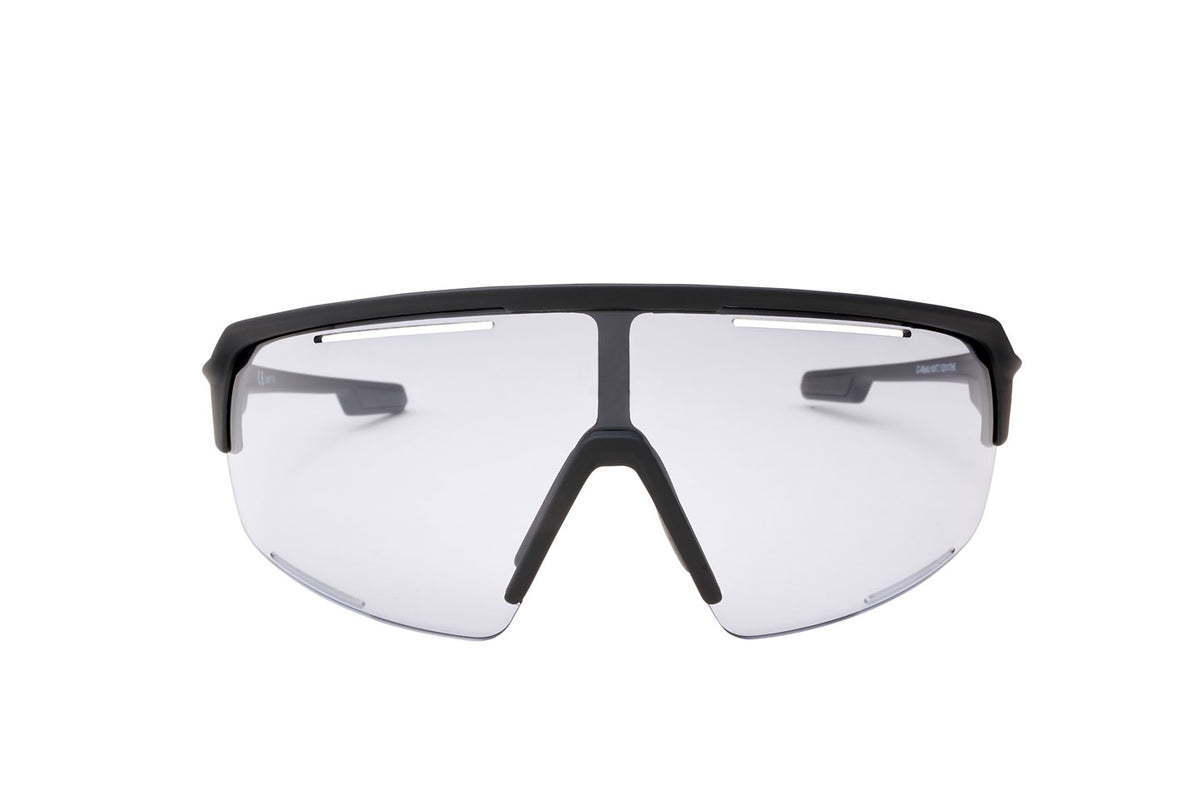 Cratoni C-Matic NXT Photochromic black rubber + clear without mirror