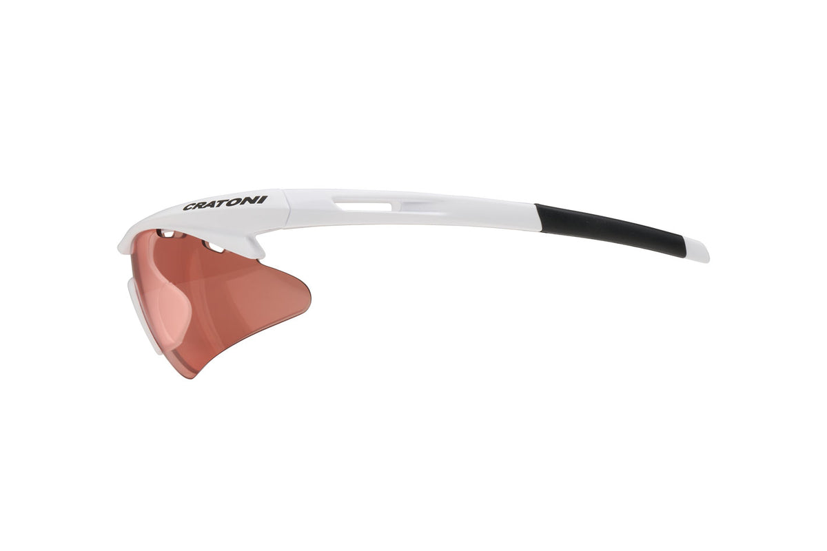 Cratoni Futuro Polarized white glossy + smoke without mirror