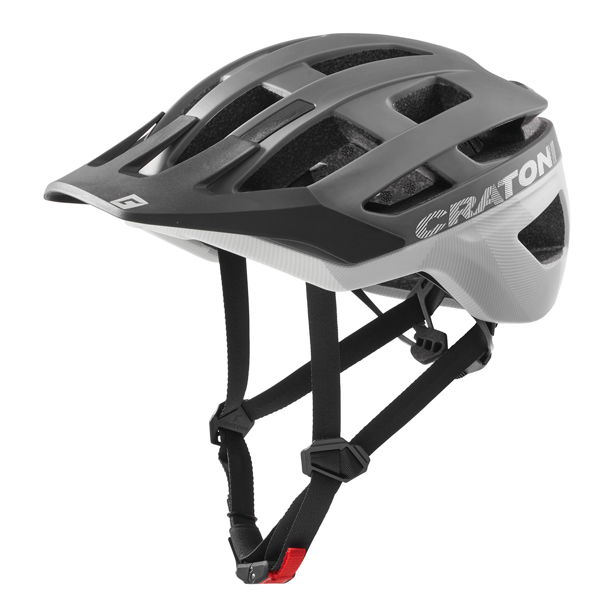 Cratoni AllRace MTB Helm anthracite-white matt