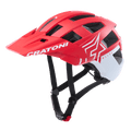 Cratoni AllSet Pro MTB Helm red-white matt