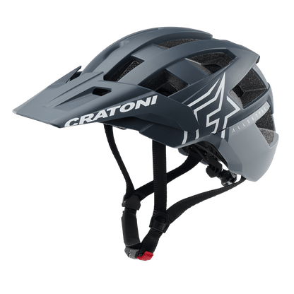 Cratoni AllSet Pro MTB Helm steel-blue matt
