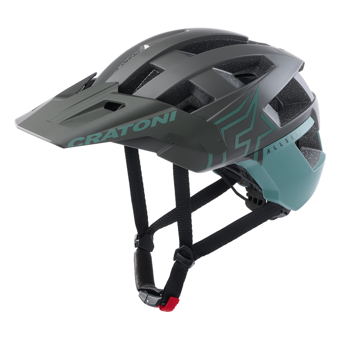 Cratoni AllSet Pro MTB Helm stone-sage matt