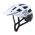 Cratoni AllSet Pro MTB Helm white-black matt