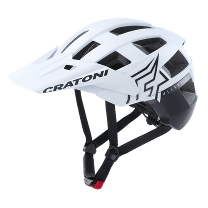 Cratoni AllSet Pro MTB Helm white-black matt