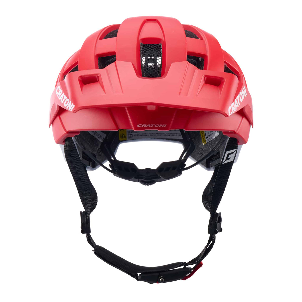 Cratoni AllSet Pro MTB Helm red-white matt