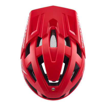 Cratoni AllSet Pro MTB Helm red-white matt