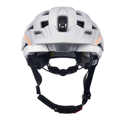 Cratoni AllSet Pro MTB Helm silver-orange matt