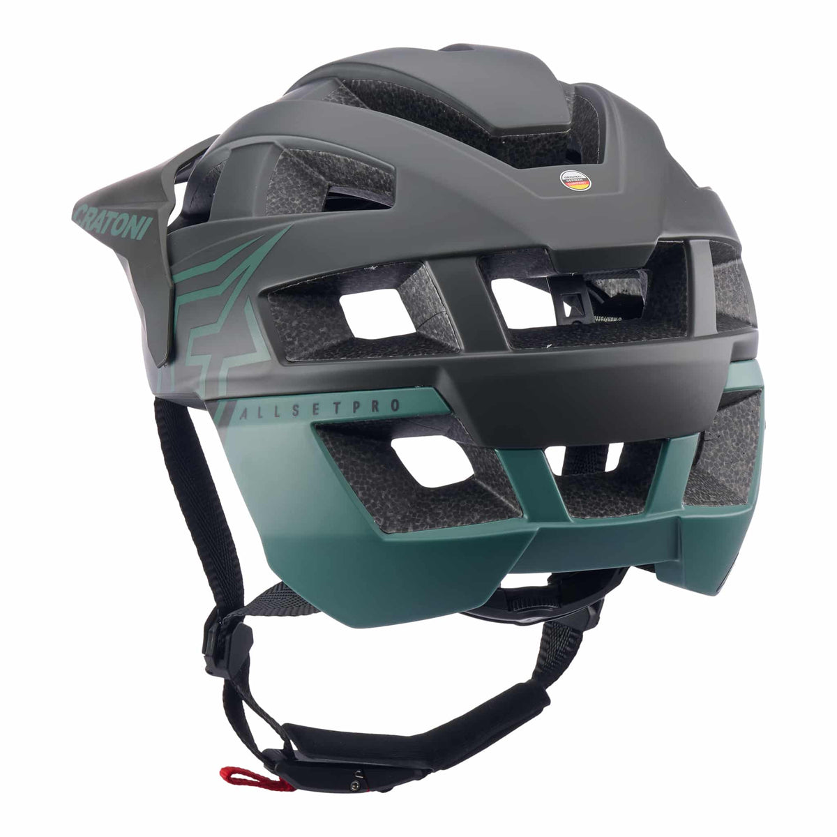 Cratoni AllSet Pro MTB Helm stone-sage matt