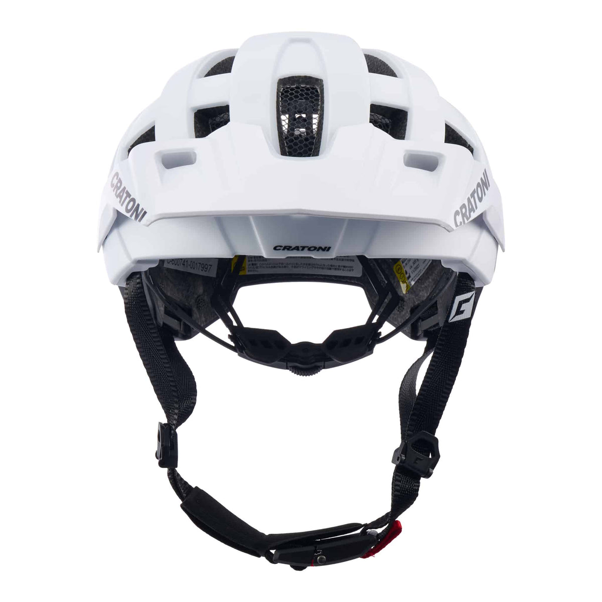 Cratoni AllSet Pro MTB Helm white-black matt