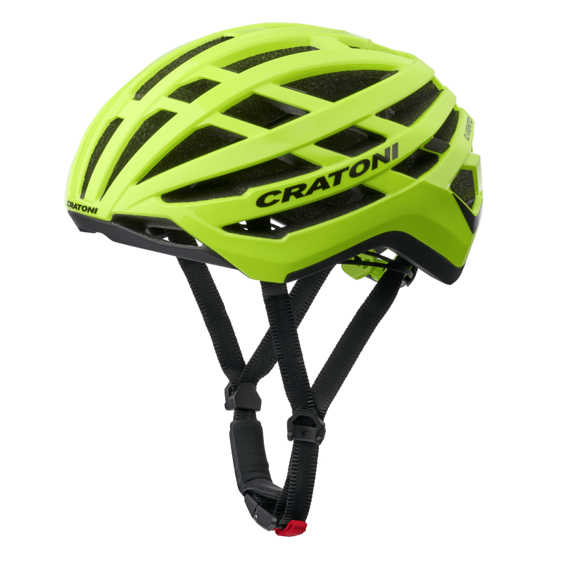 Cratoni C-Vento Rennrad Helm neonyellow glossy-matt