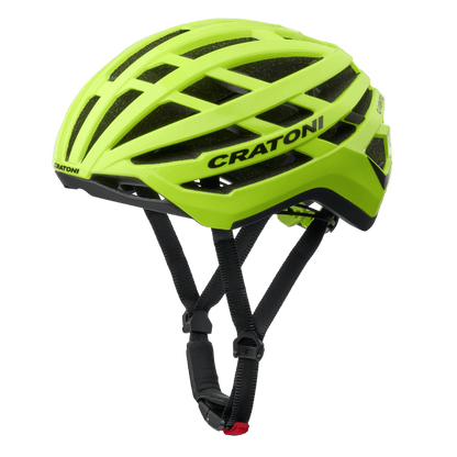 Cratoni C-Vento Rennrad Helm neonyellow glossy-matt