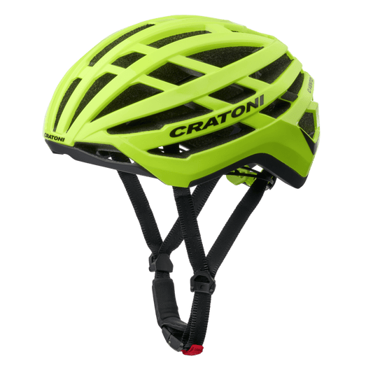 Cratoni C-Vento Rennrad Helm neonyellow glossy-matt