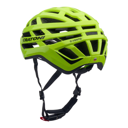 Cratoni C-Vento Rennrad Helm neonyellow glossy-matt