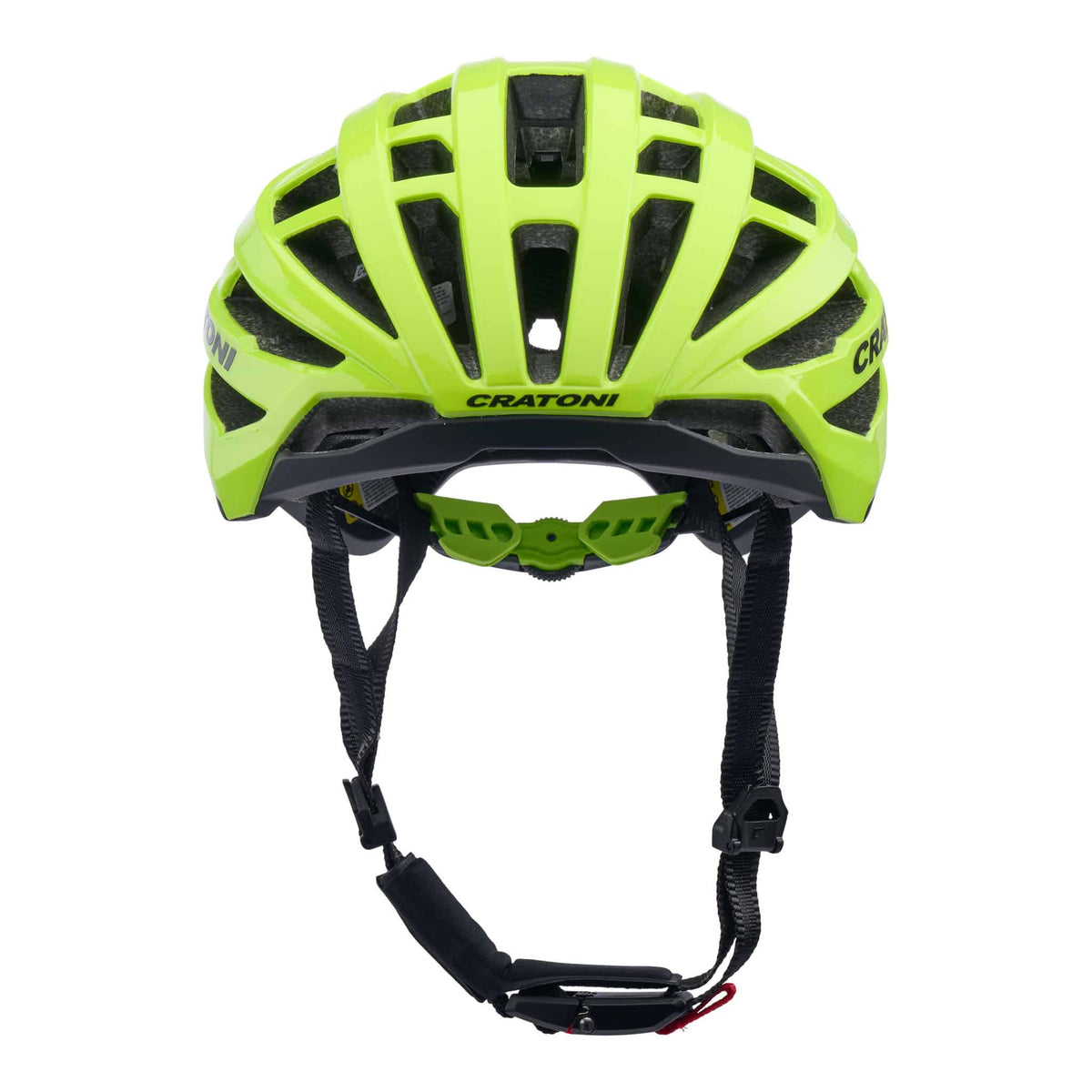 Cratoni C-Vento Rennrad Helm neonyellow glossy-matt